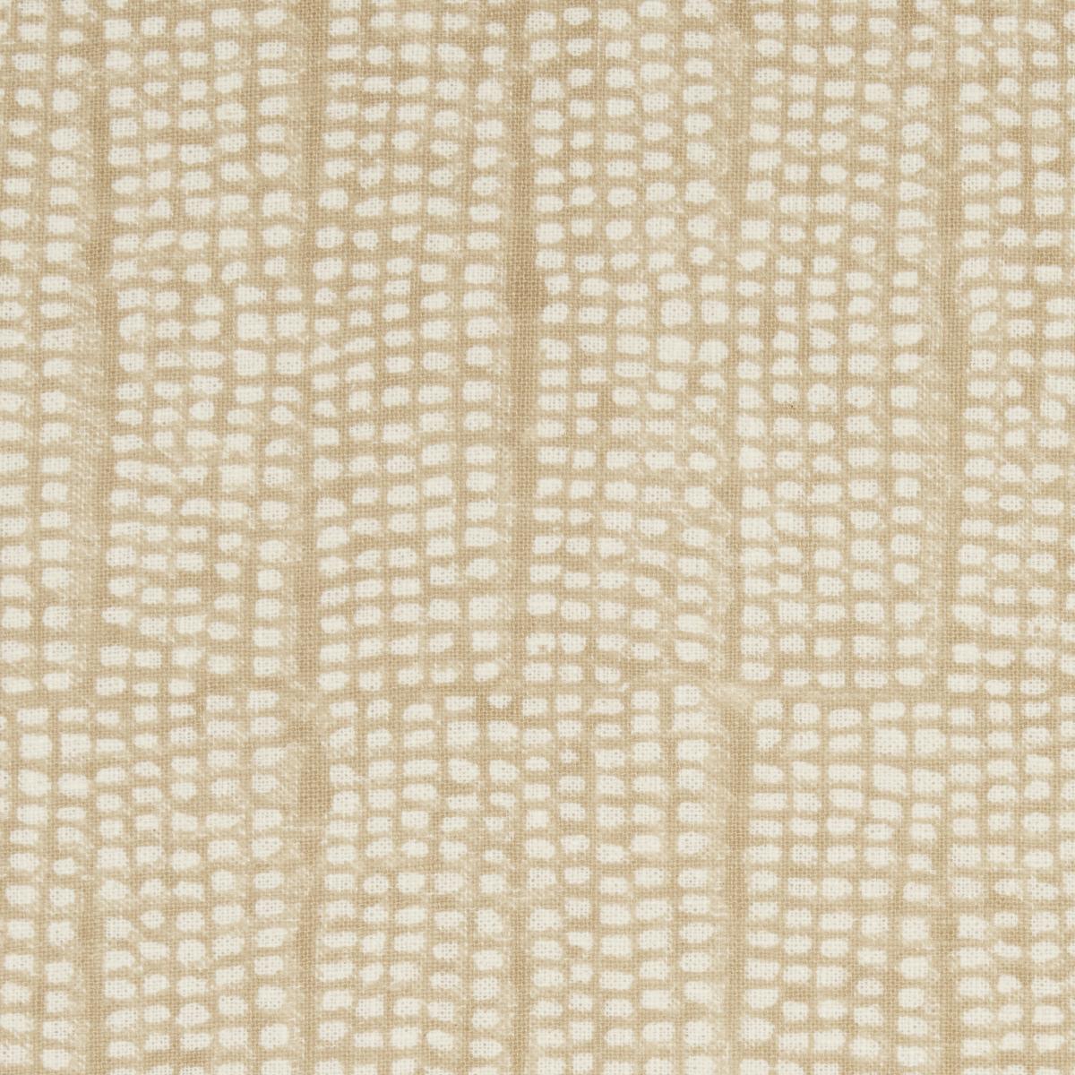 Schumacher Noland Block Print Sand Fabric