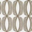 Schumacher Fontana Hand Print Peat Fabric