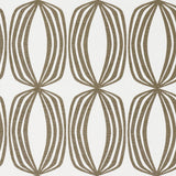 Schumacher Fontana Hand Print Peat Fabric