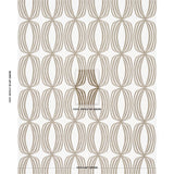 Schumacher Fontana Hand Print Peat Fabric