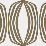 Schumacher Fontana Hand Print Peat Fabric