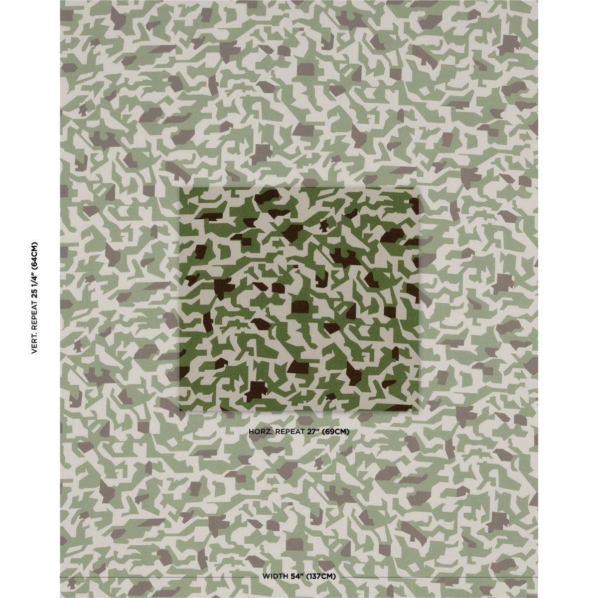 Schumacher Torrey Camo Indoor/Outdoor Forest Fabric