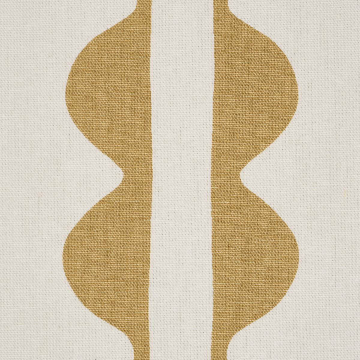 Schumacher Drift Hand Print Ginger Fabric