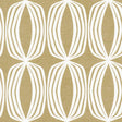 Schumacher Fontana Hand Print Ochre Fabric
