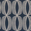 Schumacher Fontana Hand Print Indigo Fabric