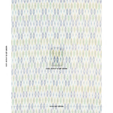 Schumacher Sunara Ikat Peacock Fabric