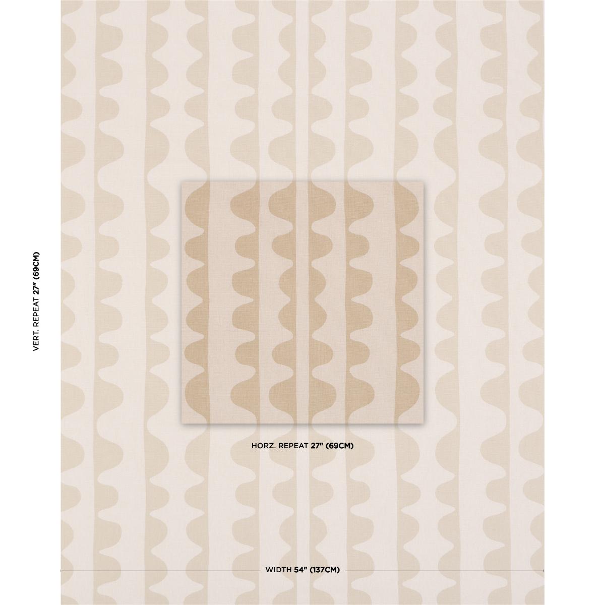 Schumacher Drift Hand Print Wafer Fabric
