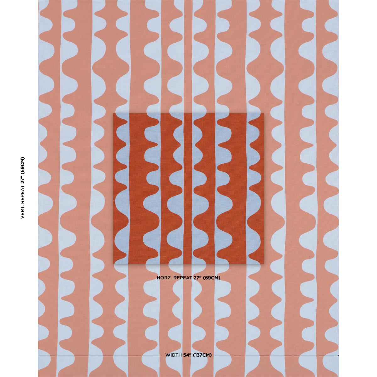 Schumacher Drift Hand Print Currant Fabric
