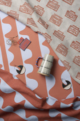 Schumacher Drift Hand Print Currant Fabric