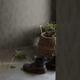 Schumacher Pine Tree Sage Wallpaper