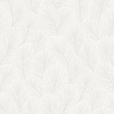 Schumacher Pine Tree Ivory Wallpaper