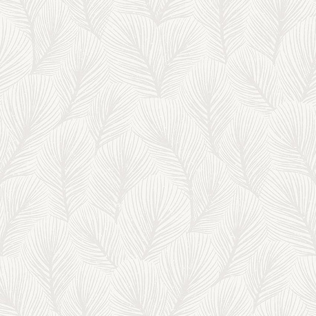Schumacher Pine Tree Ivory Wallpaper
