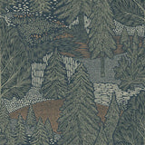 Schumacher Northern Forest Spruce Wallpaper