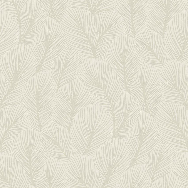 Schumacher Pine Tree Natural Wallpaper