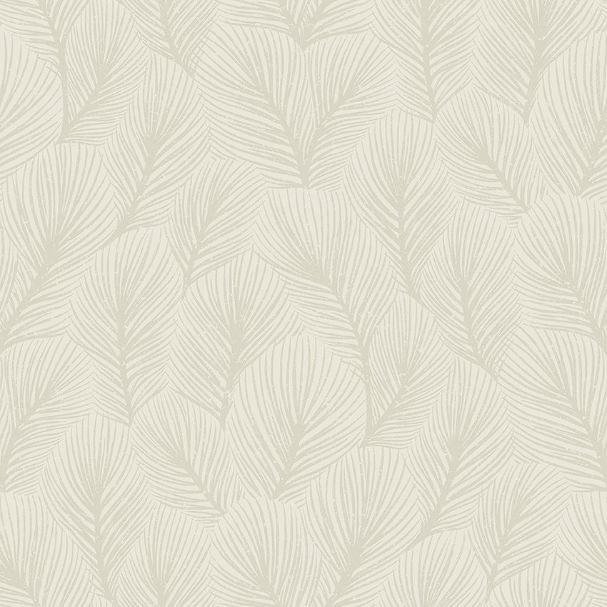 Schumacher Pine Tree Natural Wallpaper