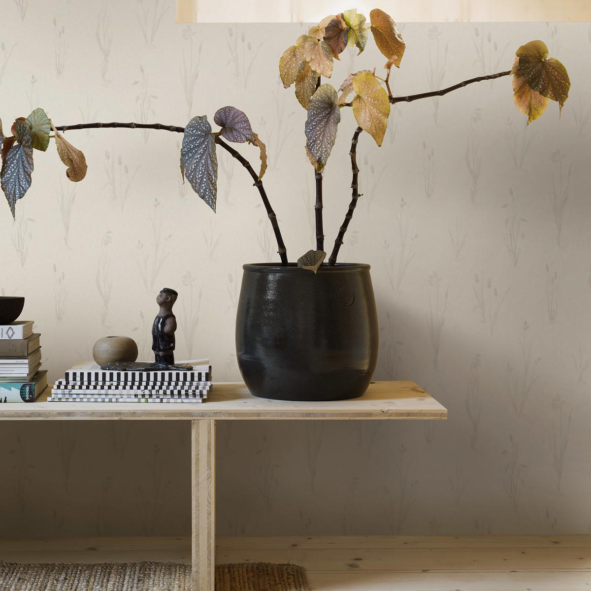 Schumacher Moorland Stone Wallpaper