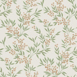 Schumacher Forest Berries Leaf And Stone Wallpaper