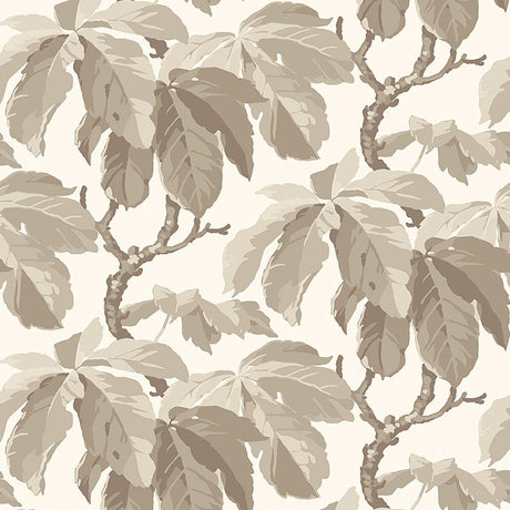 Schumacher Kastanj Stone Wallpaper