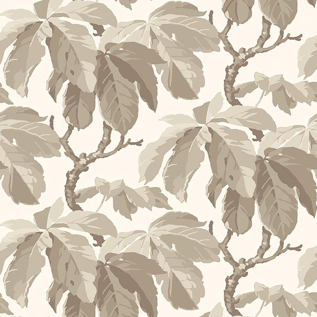 Schumacher Kastanj Stone Wallpaper