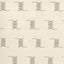 Schumacher Kin Sisal Embroidery Hazel On Ivory Wallpaper