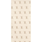 Schumacher Kin Sisal Embroidery Hazel On Ivory Wallpaper