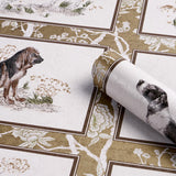Schumacher Chasers Legacy Metallic Gold Metallic Wallpaper