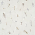 Schumacher Woodland Feathers Pebble Wallpaper