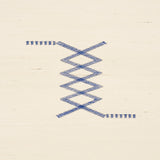 Schumacher Kin Sisal Embroidery Ink On Ivory Wallpaper