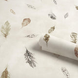 Schumacher Woodland Feathers Autumn Wallpaper