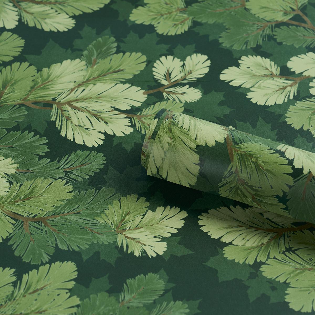 Schumacher Covey Hedge Forest Wallpaper