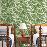 Schumacher Covey Hedge Sage Wallpaper
