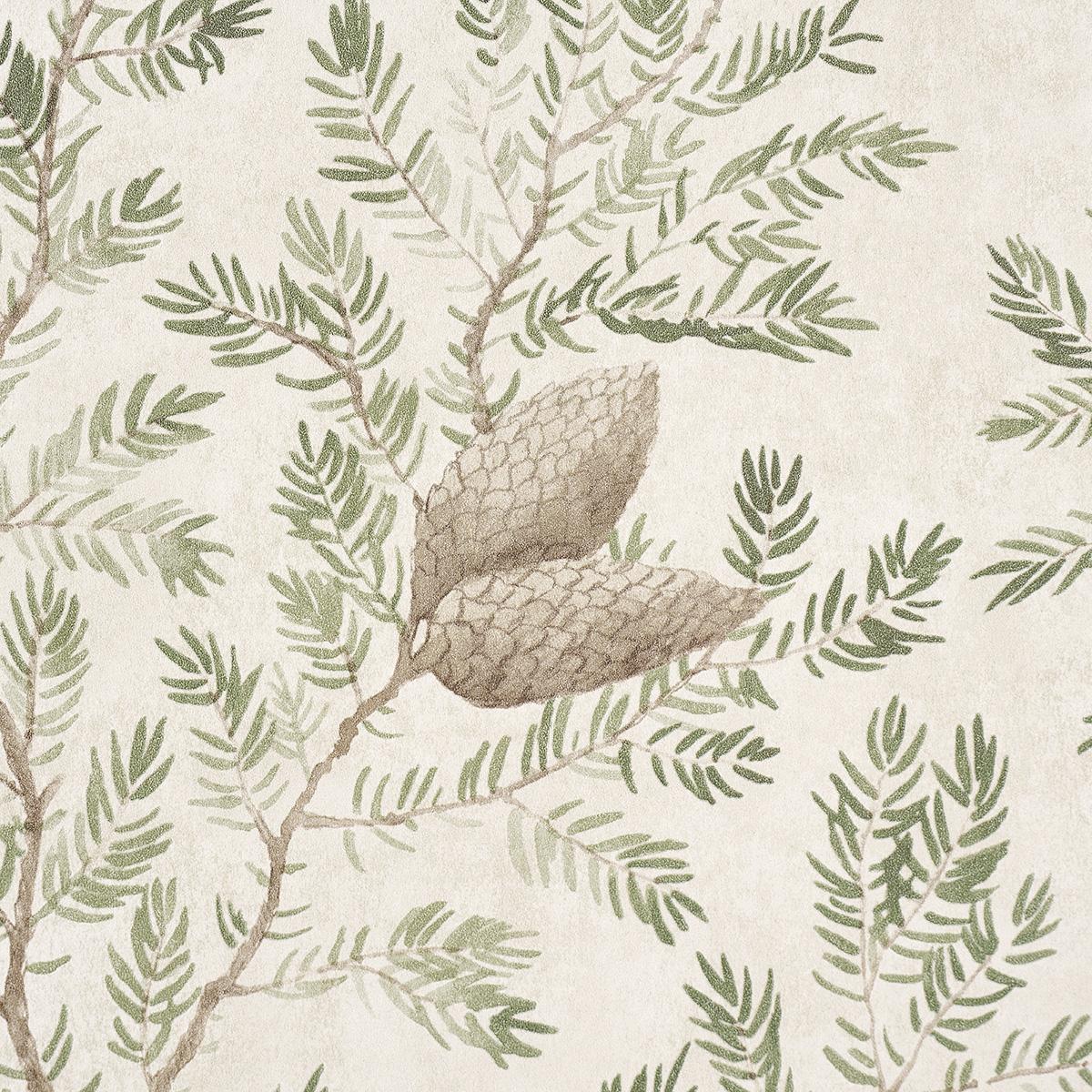 Schumacher Pinewood Spruce Wallpaper