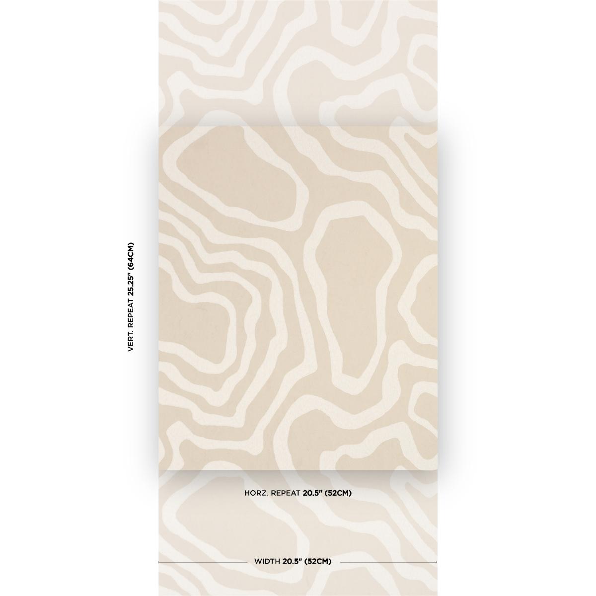 Schumacher Defeo Bone Wallpaper