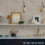 Schumacher Defeo Bone Wallpaper