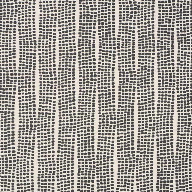 Schumacher Noland Vinyl Carbon Wallpaper