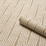 Schumacher Noland Vinyl Flax Wallpaper