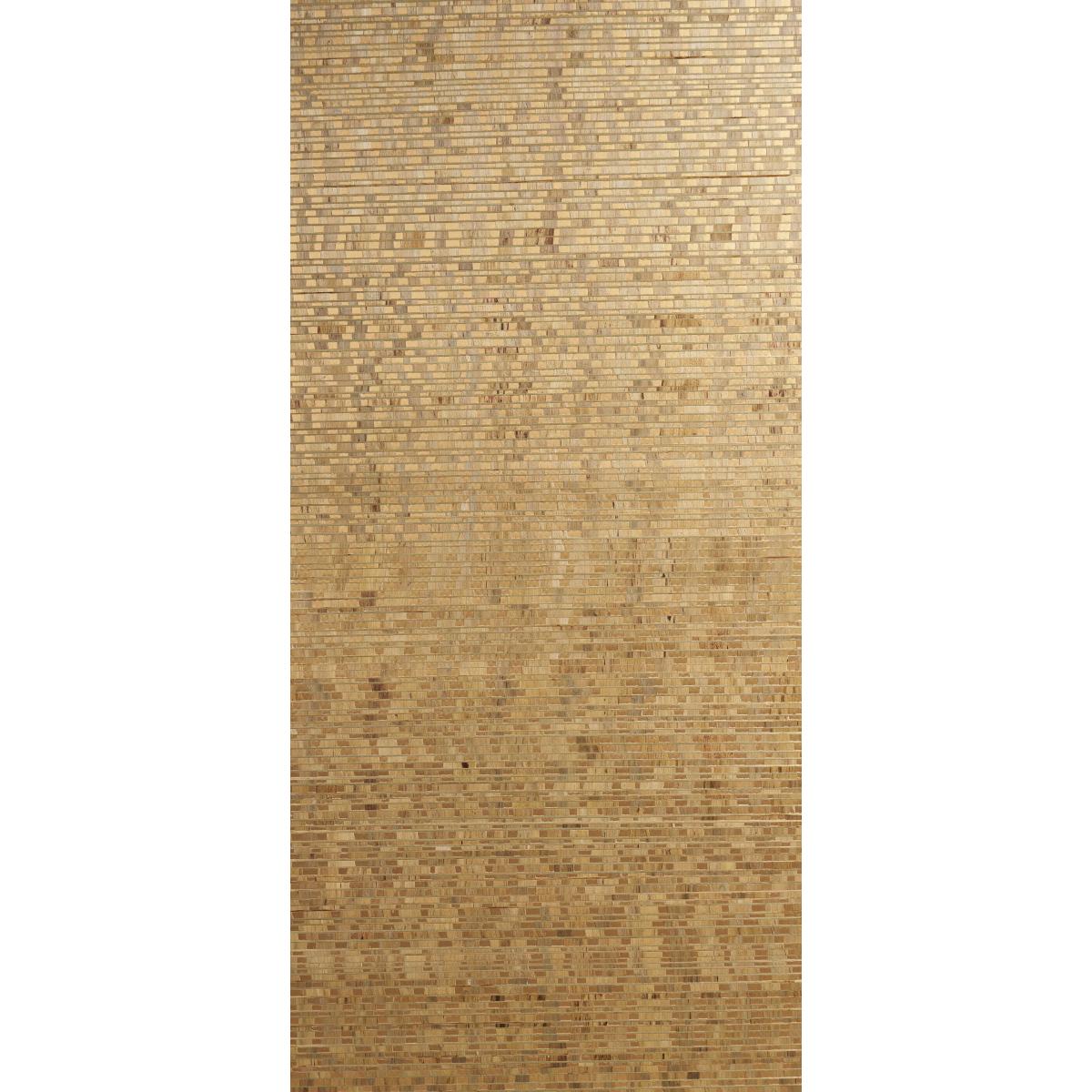 Schumacher Etti Waterlily Wallcovering Warm Gold Wallpaper