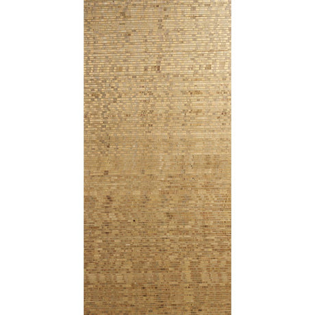 Schumacher Etti Waterlily Wallcovering Warm Gold Wallpaper