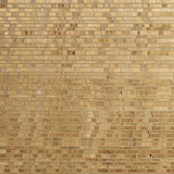 Schumacher Etti Waterlily Wallcovering Warm Gold Wallpaper