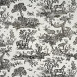 Schumacher Western Toile Carbon Wallpaper