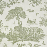 Schumacher Western Toile Olive Wallpaper