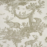 Schumacher Western Toile Stone Wallpaper