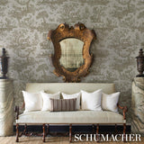 Schumacher Western Toile Stone Wallpaper