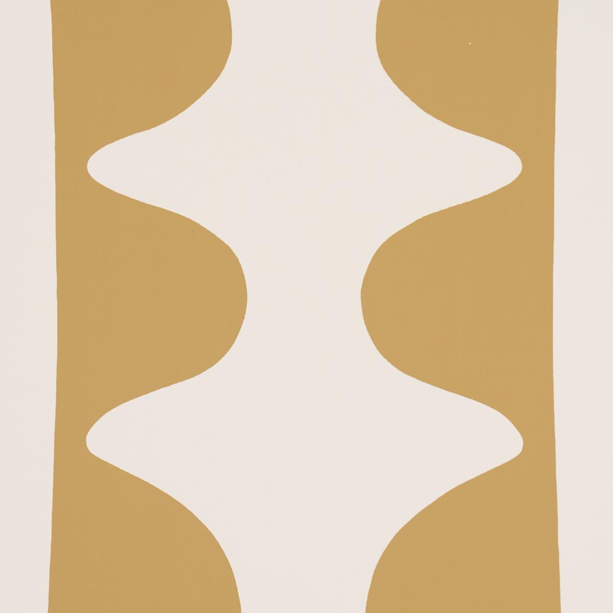 Schumacher Drift Hand Print Ginger Wallpaper