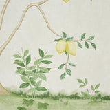 Schumacher Citrus Blossom 2 Panel Set Cream Wallpaper