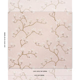 Schumacher Magnolia Tree Dusty Blush Wallpaper