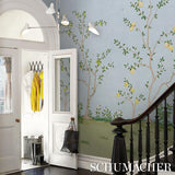 Schumacher Citrus Blossom 2 Panel Set Sky Wallpaper