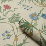 Schumacher Arasi Botanical Parchment Wallpaper