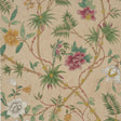 Schumacher Arasi Botanical Coral Wallpaper