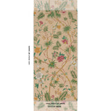 Schumacher Arasi Botanical Coral Wallpaper